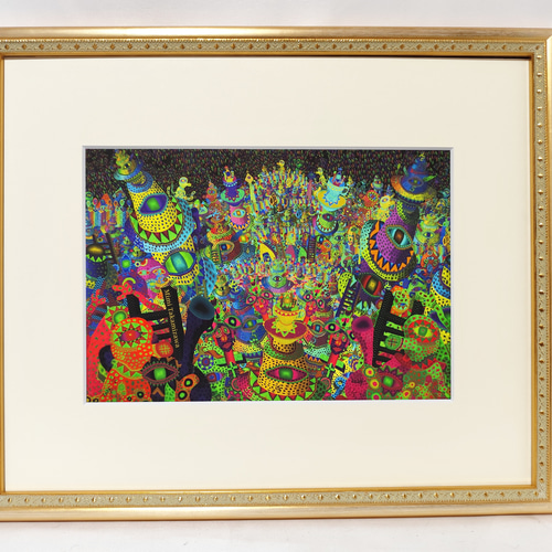 感情　 　1/5 限定5部　　版画　絵画作品　高見沢耳 神秘的な水曜日 版画 限定5部 絵画 版画 高見沢耳美術店 通販