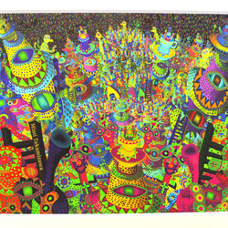 神秘的な水曜日版画1/5限定5部絵画