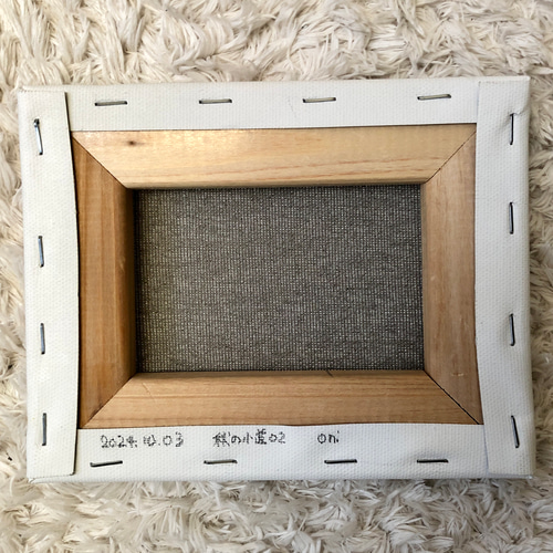 秋の小径02」アクリル画 原画 キャンバス F0サイズ 絵画 Oni