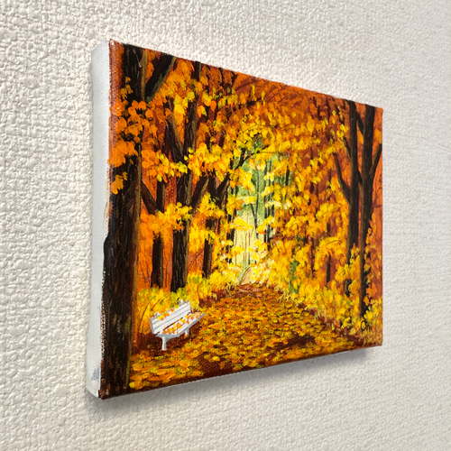 アクリル画　原画　「春爛漫03」額縁付　F4サイズ　キャンバス 90d01ded59e1488a34e76ac049f5f3