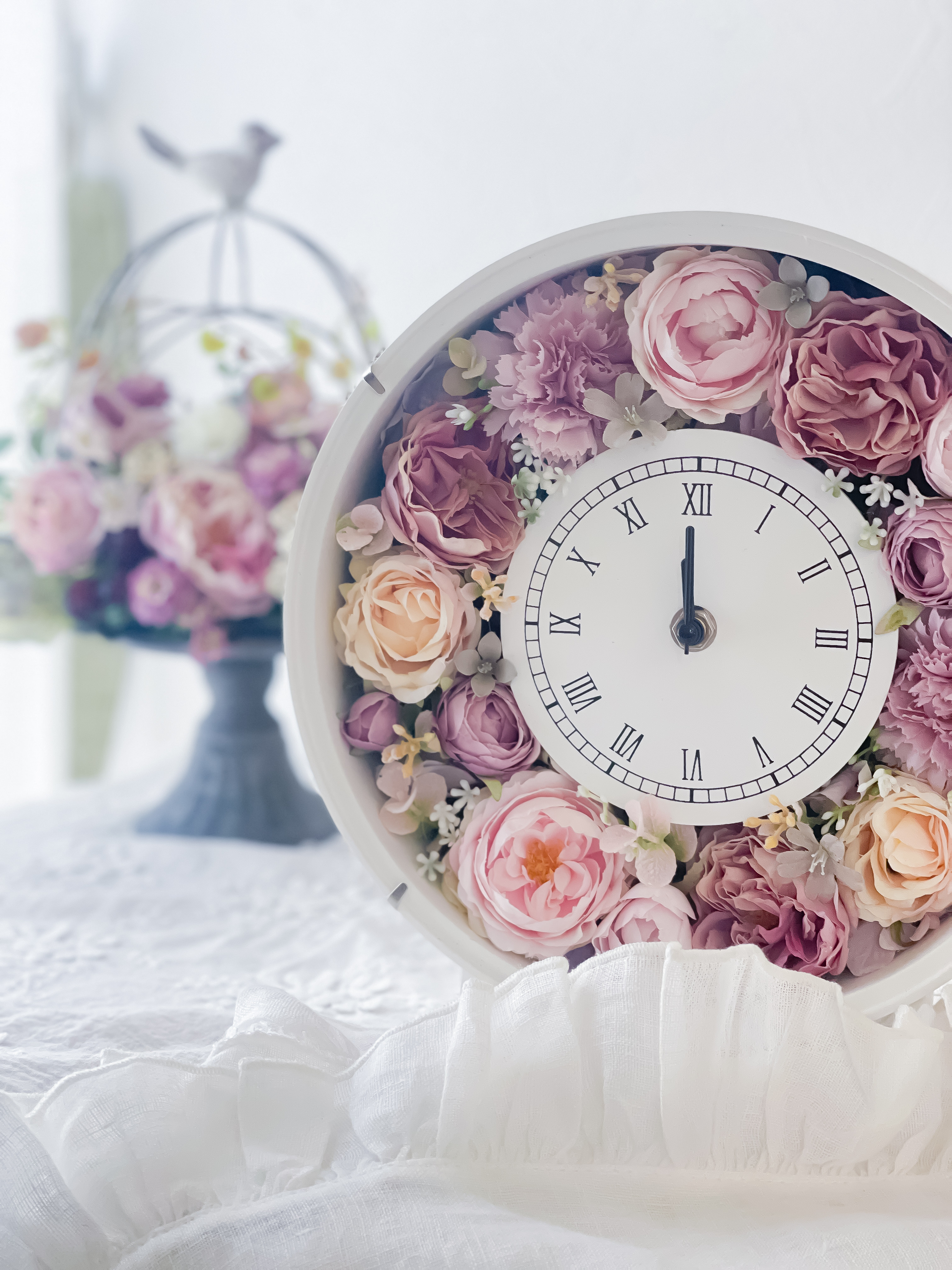 バラの花時計　結婚祝い・開店祝い・引っ越し・お祝い