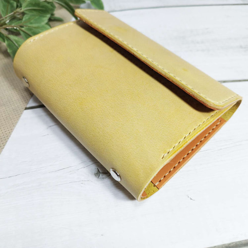 システム手帳(ミニ6穴) イタリアンレザー[シビラリスシオ] マスタード