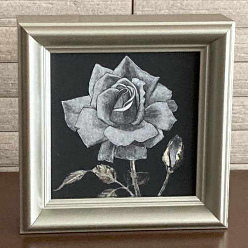 油絵/薔薇/ローズ/8号/額縁 c4cceb47f3d68f5daf1db858d9158f