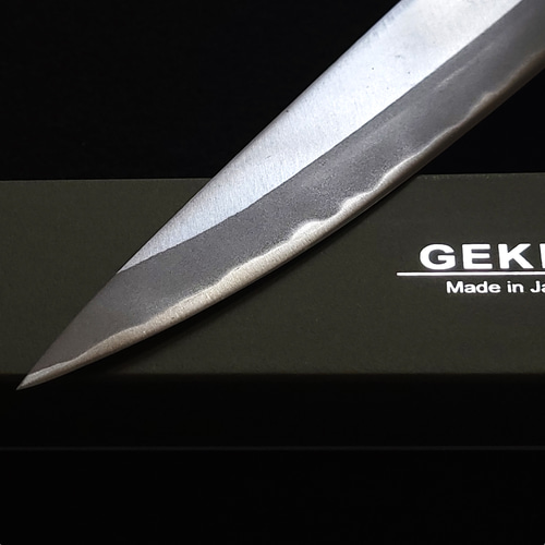 月光作 青紙2号 磨 牛刀包丁 190㎜ #1410 焼栗柄 包丁・ナイフ GEKKO