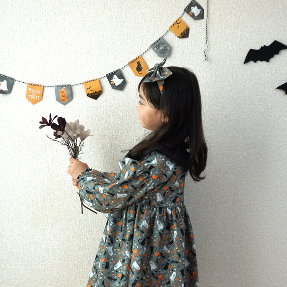 おばけのハロウィンワンピース 4枚目の画像
