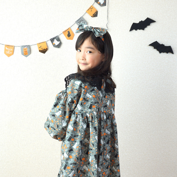 おばけのハロウィンワンピース 3枚目の画像