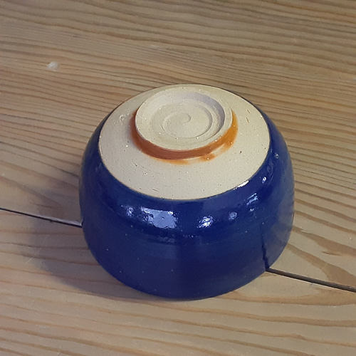 備前焼 デニム備前 抹茶碗 ブルー② 新作 Creema限定 備前焼緋襷藍釉