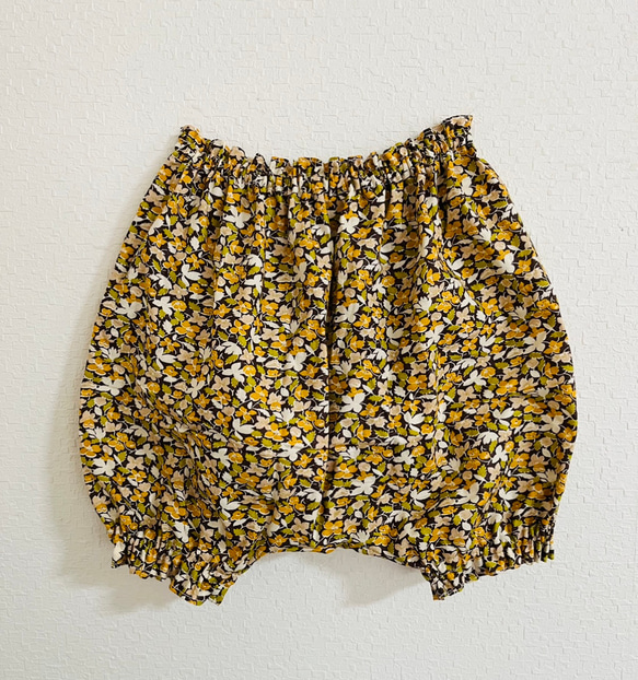 草花のかぼちゃパンツ 1枚目の画像