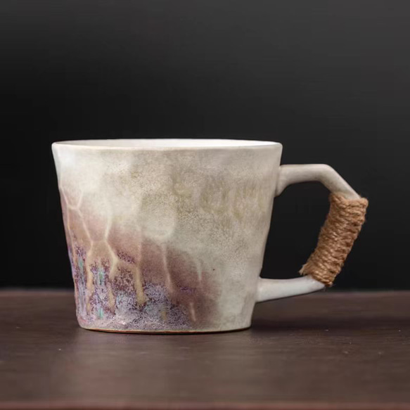 レトロなスタイルの窯が創造的な炻器セラミックマグカップコーヒー