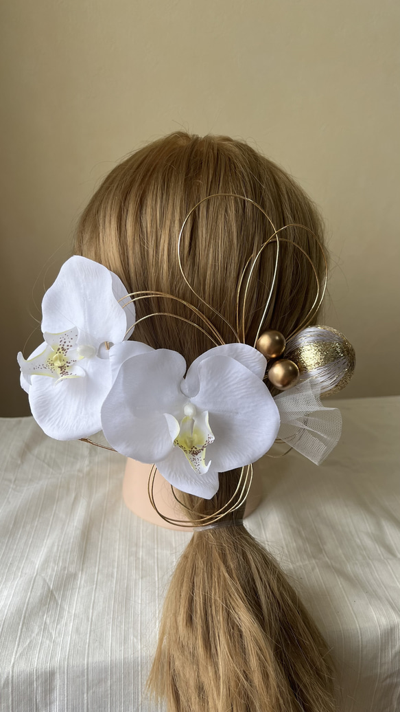 成人式 振袖前撮り 髪飾りヘッドドレスヘッドパーツ 結婚式