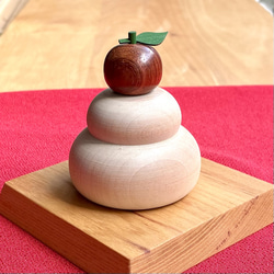 鏡餅 木製 かがみもち 無垢材 お正月 その他インテリア雑貨 PAPU craft