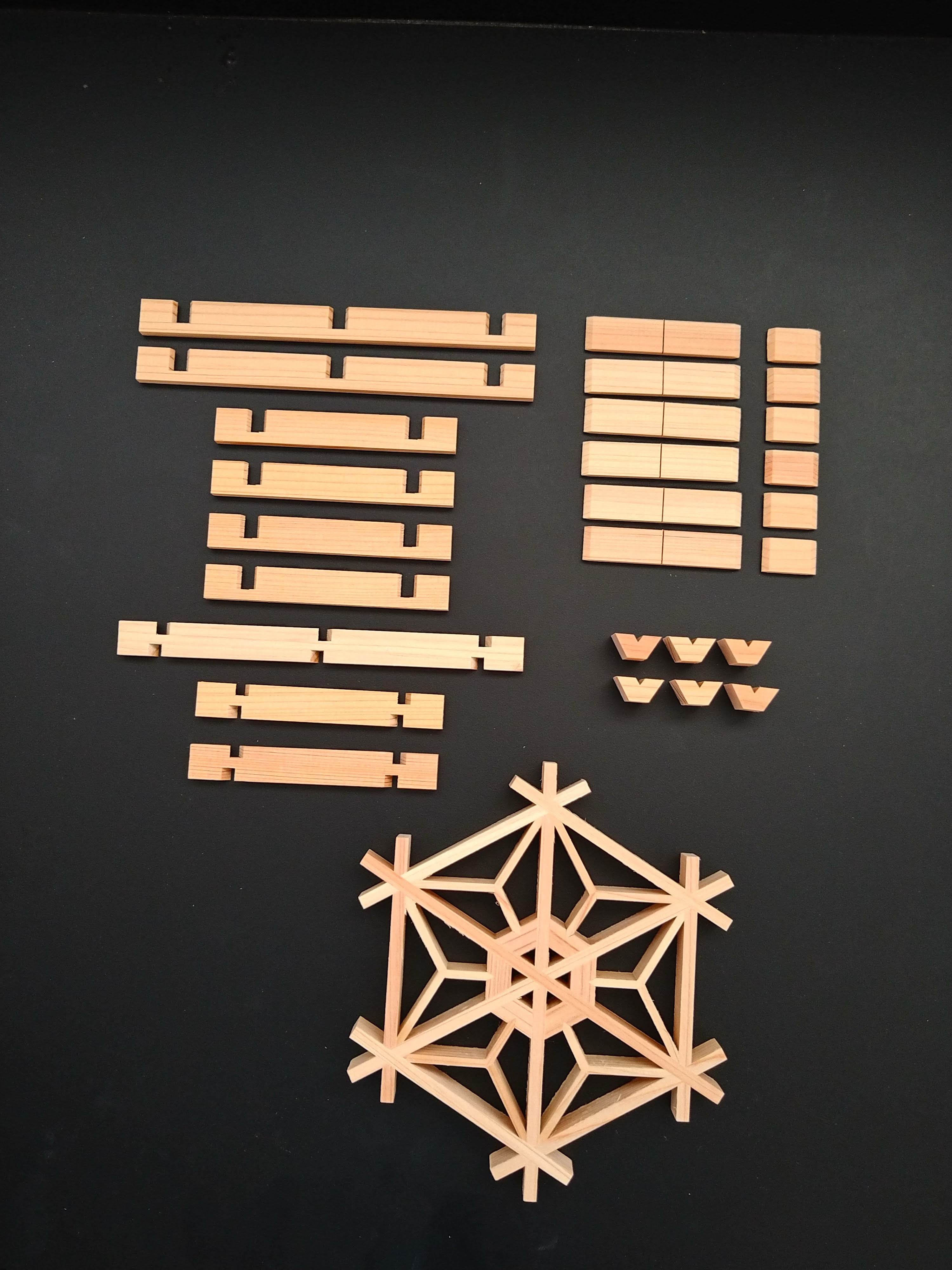 桜 組子 コースター キット 木工 木工品 プレート コースター ウッド