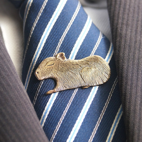 スフィンクスカピバラ タイタックピン・ラペルピン タイピン・カフス