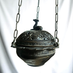 釣(吊)透香炉 安土桃山時代 ディフューザー・アロマポット antique art