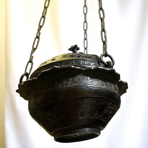 釣(吊)透香炉 安土桃山時代 ディフューザー・アロマポット antique art