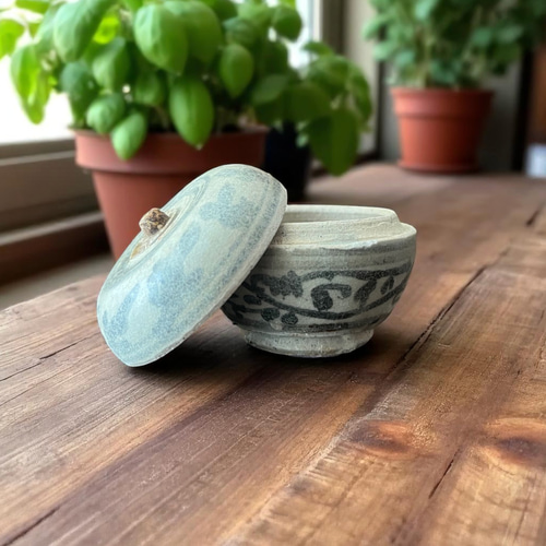 宋胡録(スンコロク)香合 その他インテリア雑貨 antique art