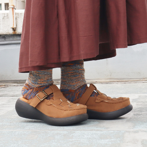 スエードアミコミサボ | 厚底 サボサンダル 秋冬 レディース Nuts