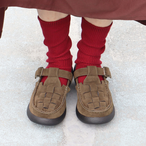 スエードアミコミサボ | 厚底 サボサンダル 秋冬 レディース Nuts