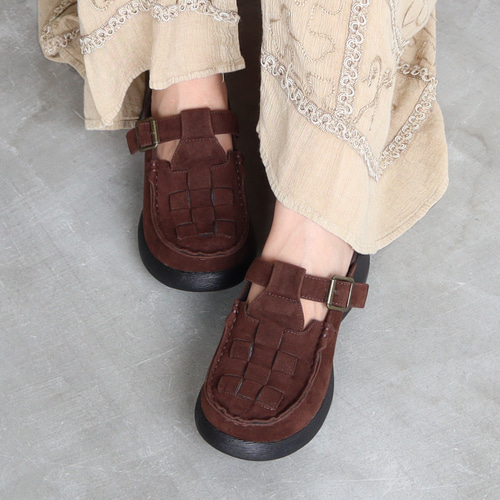 スエードアミコミサボ | 厚底 サボサンダル 秋冬 レディース Nuts