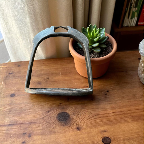 あぶみ　鎧　アンティーク　蔵出し品 鎧(あぶみ)片方のみ その他インテリア雑貨 antique art nozomi 通販
