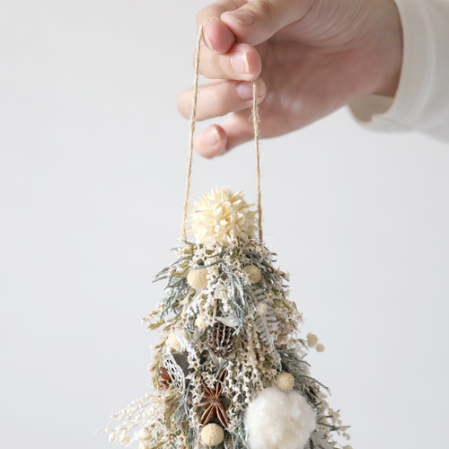 ☆大人気☆ベルが外せる！空飛ぶクリスマスツリー(グリーン/ホワイト