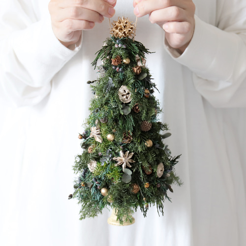 ☆大人気☆ベルが外せる！空飛ぶクリスマスツリー(グリーン/ホワイト