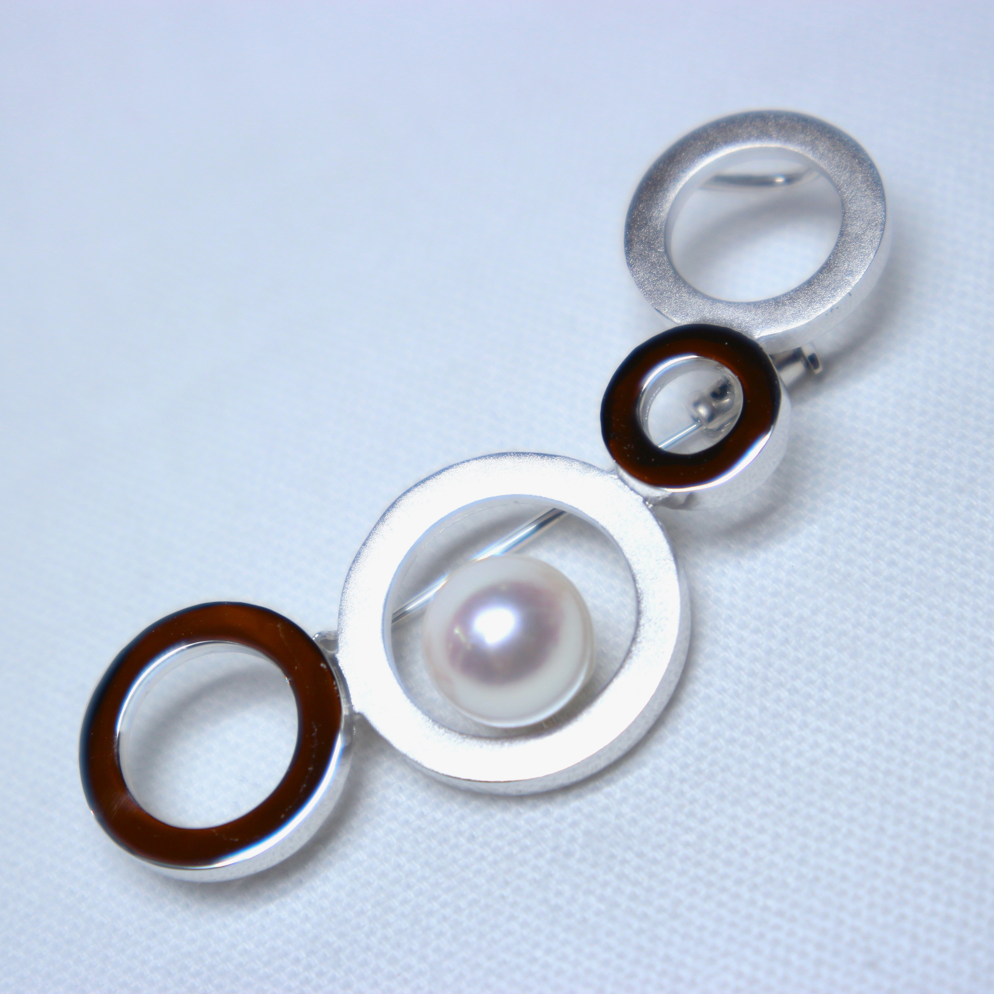 アコヤ真珠シルバーブローチ㉞（8.0mm珠） 26,000円