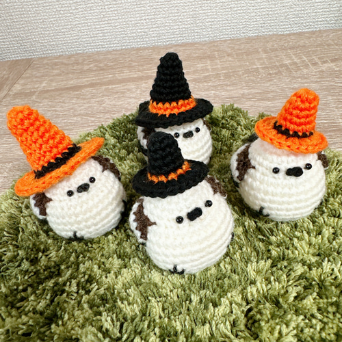 シマエナガの編みぐるみ ハロウィンVer. あみぐるみ chaa_c_l 通販