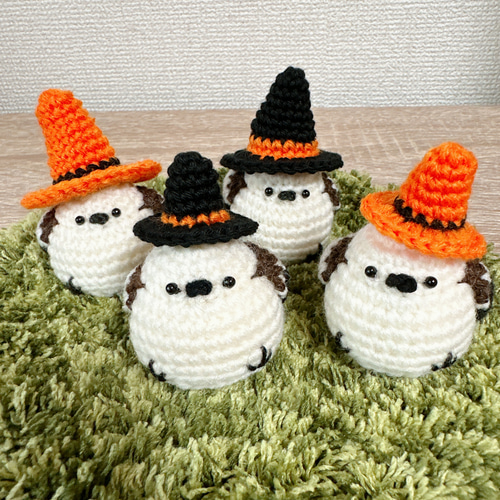 シマエナガの編みぐるみ ハロウィンVer. あみぐるみ chaa_c_l 通販