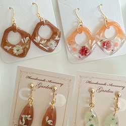 レジンペンダント フラワーペンダント ネックレス ネックレス