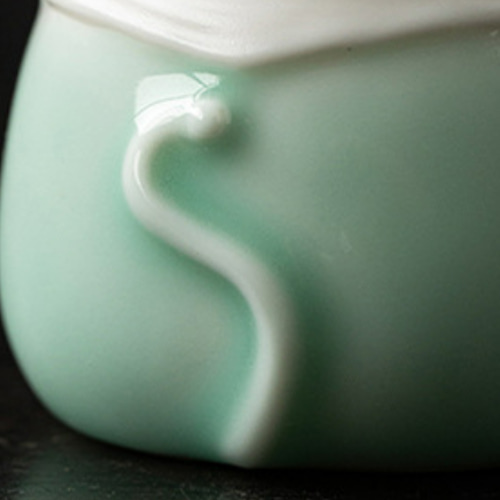 ❌️香炉 益三 作 開運 福香り 猿 楽天市場】IwaiLoft ミニ 白磁 青磁 サル オブジェ お香・線香立て