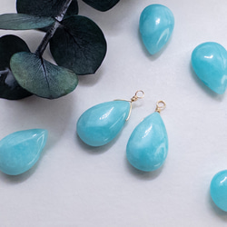 珍しいキラキラアマゾナイトのピアスチャーム·͜· ︎︎ 珍しいキラキラアマゾナイトのピアスチャーム·͜· ︎︎