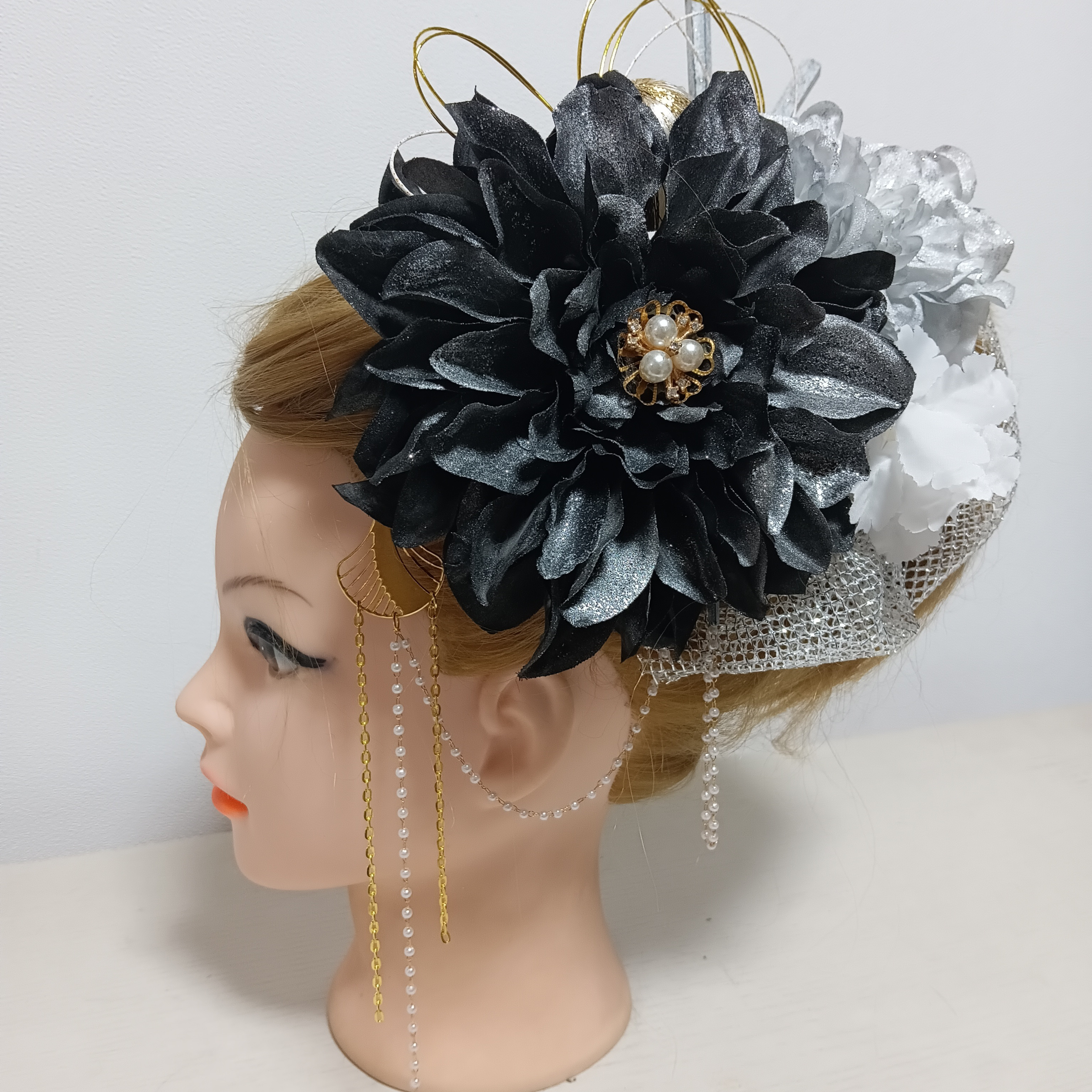 1 成人式　結婚式　髪飾り