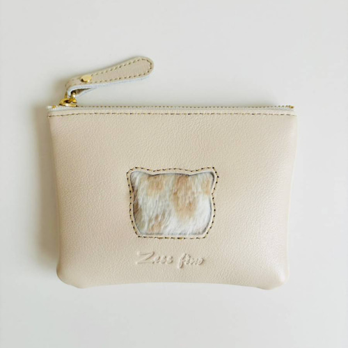 日本製 大人可愛いレザーミニポーチ コンパクトだけどマルチに使える