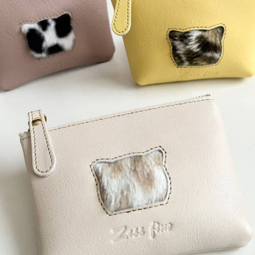 日本製 大人可愛いレザーミニポーチ コンパクトだけどマルチに使える