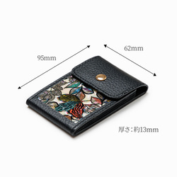 MagSafe 対応 カードケース ☆ 選べる24デザイン ｜ 天然貝 螺鈿アート シェル 6枚目の画像