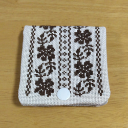 クロスステッチ 完成品 ポケットティッシュケース サモイロフ オーダー53 クロスステッチ 完成品 ポケットティッシュケース サモイロフ オーダー53