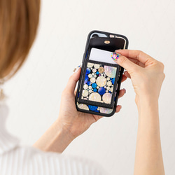 MagSafe 対応 カードケース ☆ 選べる20デザイン ｜ 天然貝 螺鈿アート シェル 3枚目の画像