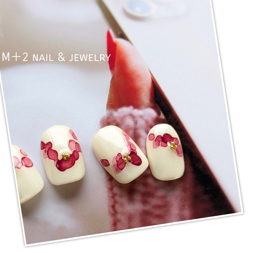 送料無料◇可愛いポンポンネイル ネイルチップ ネイルチップ（つけ爪  