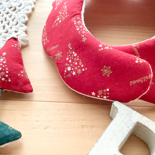 レッド✨クリスマスツリー❄︎オーガニック❄︎ふわふわやわらかスタイ