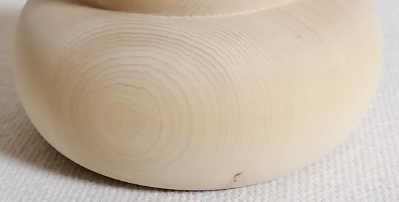 【アウトレット品】木の鏡餅（大）　お餅は白木 ♪ 3枚目の画像