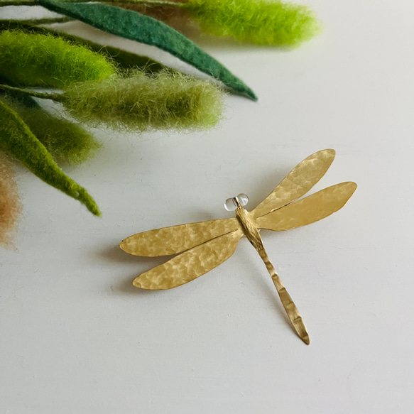 トンボ」/真鍮ブローチ ブローチ hitsuji no haco 通販 18349990
