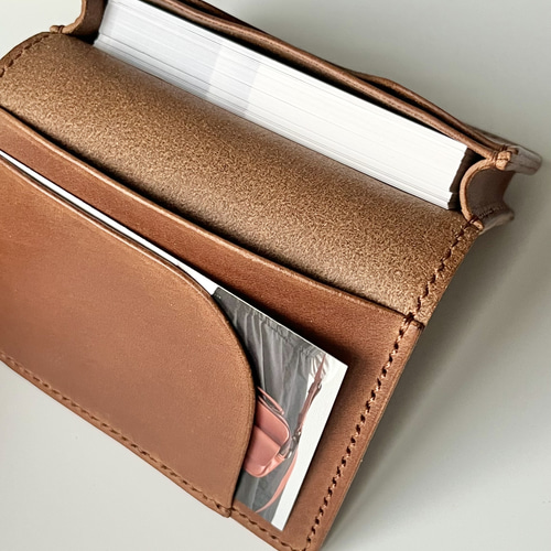 名刺入れ 名入れ可 本革 ブラウン レザー カードケース メンズ