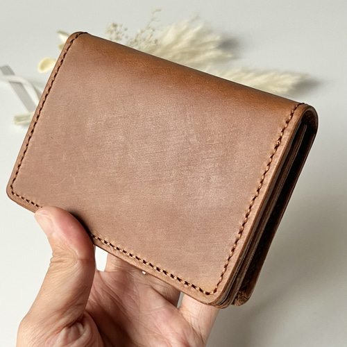 名刺入れ 名入れ可 本革 ブラウン レザー カードケース メンズ