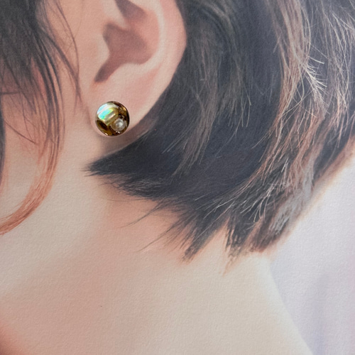 小さな海の世界 〉一粒ピアス/イヤリング ボディピアス16G/18G 軟骨 