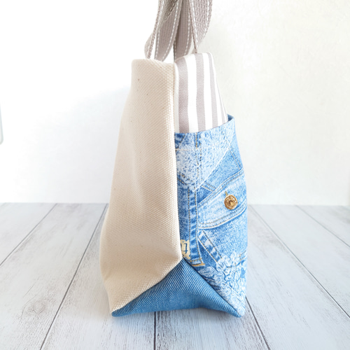 ハンドメイド　四角繋ぎ　レース　　バック R & D.M.Co- オールドマンズテーラー クラウン モチーフ レース バッグ