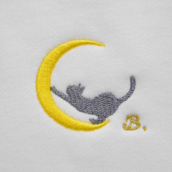 SIIILON 希少!即完売品! グレー 猫刺繍 フリーサイズ スウェット