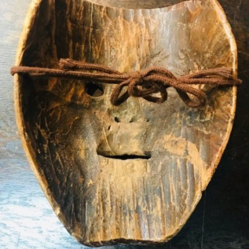 田楽面 室町時代 彫刻 antique art nozomi 通販 18350448