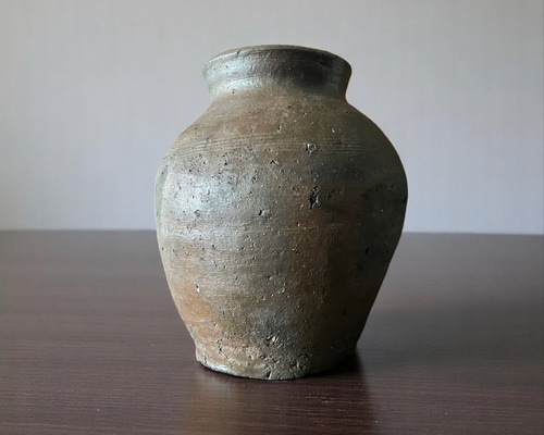鎌倉時代 古備前壺】高さ24cm 重厚な歴史と美を宿す本物保証の逸品