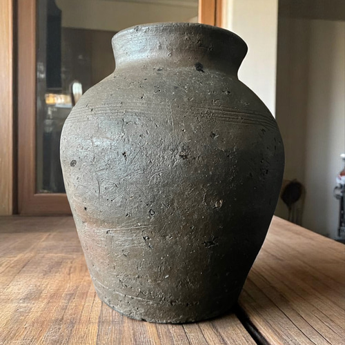鎌倉時代 古備前壺】高さ24cm 重厚な歴史と美を宿す本物保証の逸品
